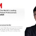 Alvin Boey Highlighted in IAM Patent 1000 2025 with Gold Band Distinction