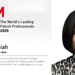 Geetha Kandiah Spotlighted in IAM Patent 1000 2025 with Gold Band Recognition 